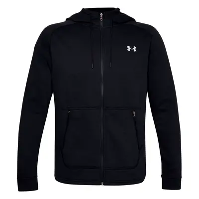 Men's Under Armour Charged Cotton Fleece FZ Hoodie black