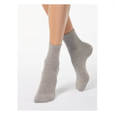 Conte Woman's Socks Grey-Beige