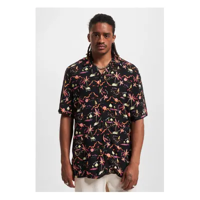 Men's Short Sleeve Shirt Just Rhyse Shirt Waikiki - Black