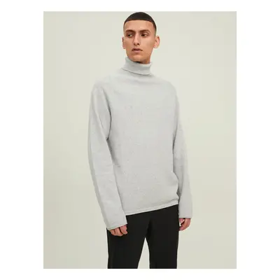 Light grey Jack & Jones Hill Men's Turtleneck - Men