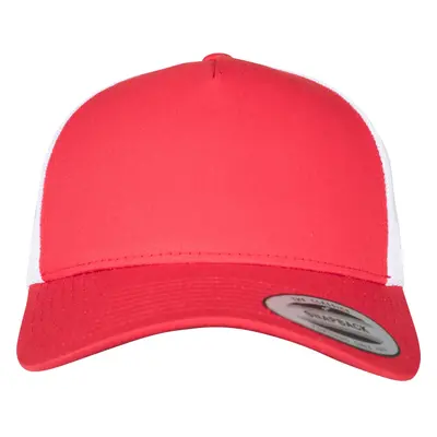 5-Panel Retro Trucker 2-Tone Cap Red/wht