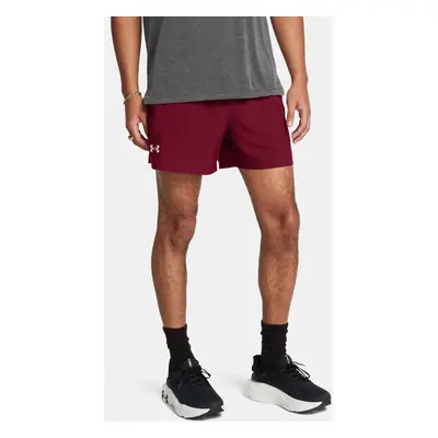 Men's shorts Under Armour UA LAUNCH 5'' SHORTS-RED - Men