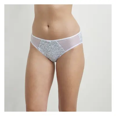 DIM GENEROUS COTTON BIO SLIP - Women's bio cotton panties - white - blue