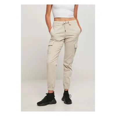 Women's comfortable high-waisted jogging pants Cargo Comfort made of soft grass