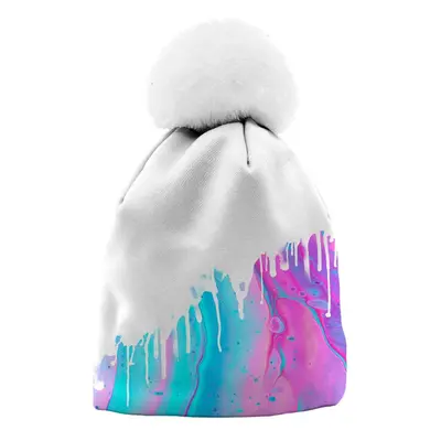 Mr. GUGU & Miss GO Woman's Paint Droplets Beanie WB21WH