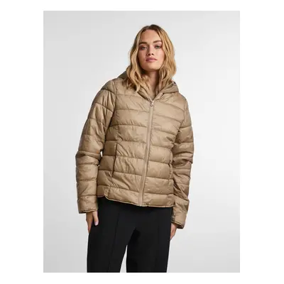 Beige Women's Quilted Jacket Pieces Birdie - Women