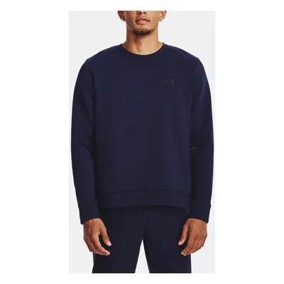 Under Armour Sweatshirt UA Unstoppable Flc Crew-BLU - Mens