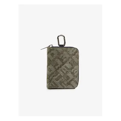 Khaki Men's Patterned Diesel Key Case - Men's