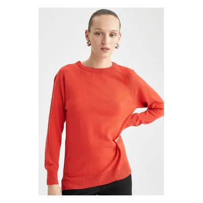 DEFACTO Relax Fit Crew Neck Basic Sweater