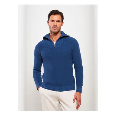 LC Waikiki High Collar Long Sleeve Men's Knitwear Sweater