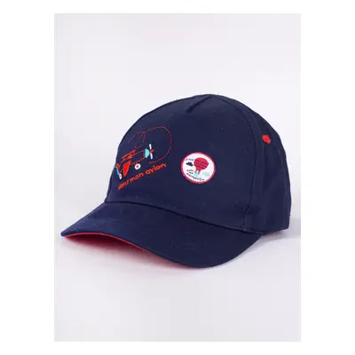 Yoclub Kids's Boy's Baseball Cap CZD-0628C-A100 Navy Blue