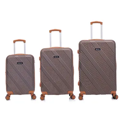 Semiline Unisex's 3-in-1 ABS Suitcases Set T5850-0