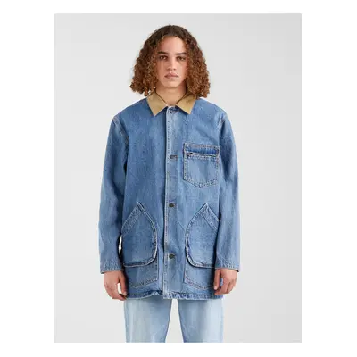 Levi&#39;s Blue Men&#39;s Extended Denim Jacket Levi&#39;s® Brisbane Chore - Men&#39;s