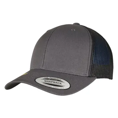 YP CLASSICS RECYCLED RETRO CARGO CAP 2TONE charcoal/black