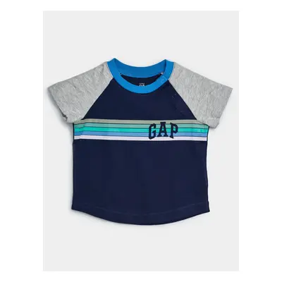 Baby tričko GAP Logo ív raglan póló