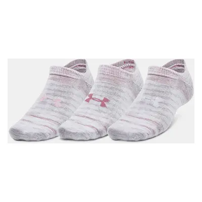 Under Armour Socks UA Essential No Show 3pk-WHT - unisex