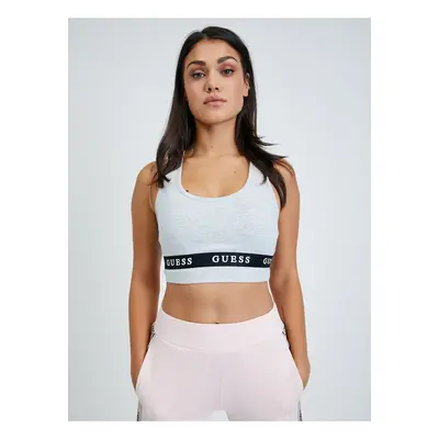 Light Grey Brindle Sports Bra Guess Aline - Women