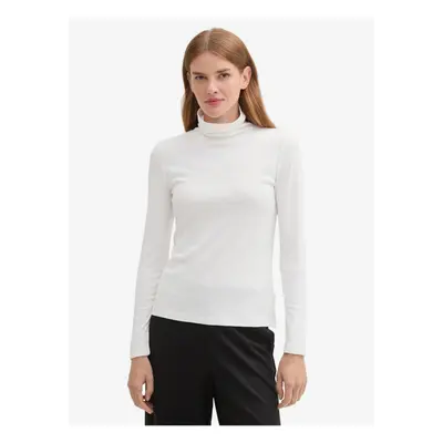 Cream women's turtleneck Tom Tailor - Women's