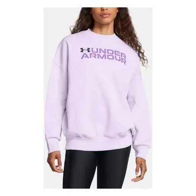 Women's sweatshirt Under Armour Rival Fleece WordmarkOS Crew-PPL - Women's