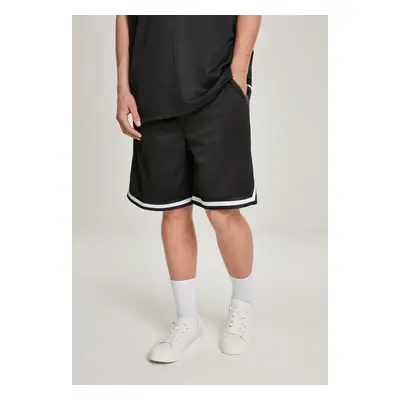 Premium Stripes Mesh Shorts Black