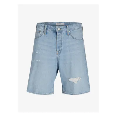 Light Blue Mens Denim Shorts Jack & Jones Tony - Men