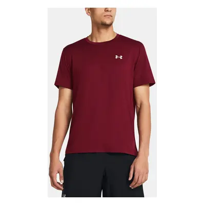 Men's T-shirt Under Armour UA LAUNCH SHORTSLEEVE-RED - Men's