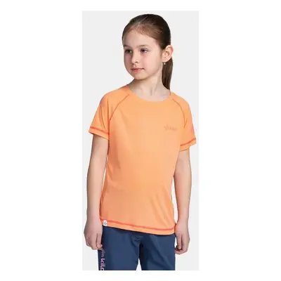 Girls' functional T-shirt Kilpi TECNI-JG coral