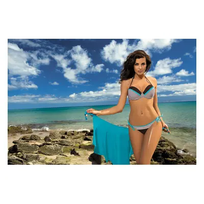 Wendy Seppia M-293 swimsuit brown-turquoise (71) As in the picture