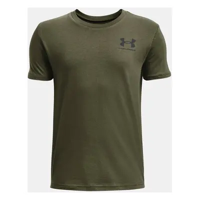 Under Armour T-Shirt UA SPORTSTYLE LEFT CHEST SS-GRN - Guys