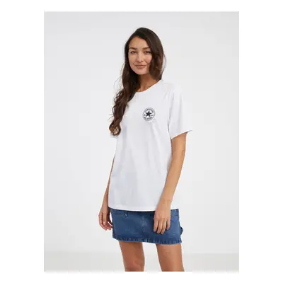 White Women's T-Shirt Converse - Women