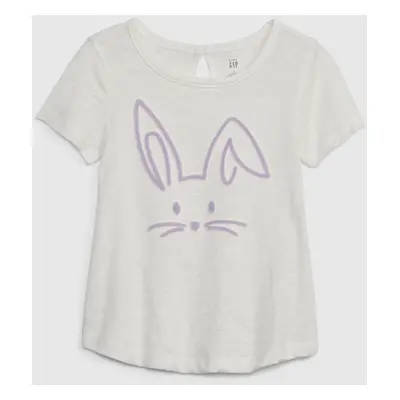 GAP Kids T-shirt organic hare - Girls