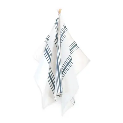 Zwoltex Unisex's Dish Towel Ryby Paski Navy Blue