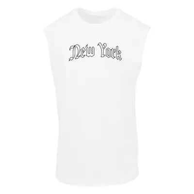 Men's tank top New York white