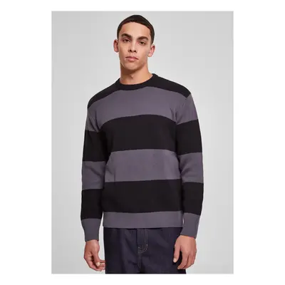 Men's Striped Sweater Black/Dark Shade