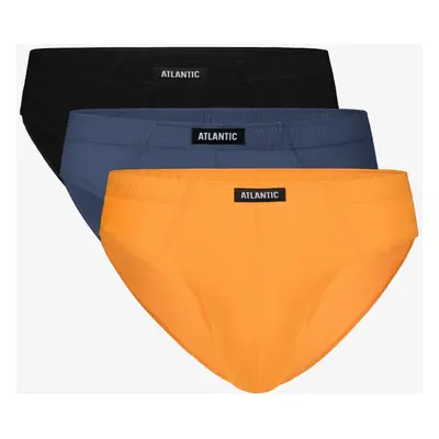 Férfi sportnadrág ATLANTIC 3Pack - fekete/sárga/kék