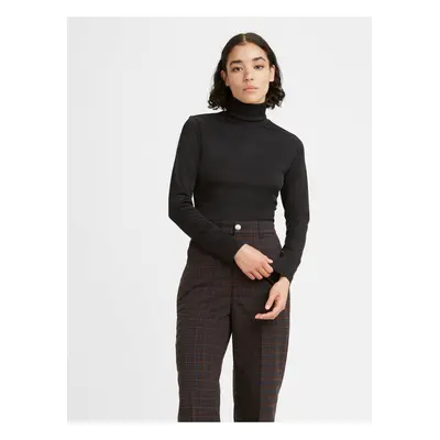 Levi&#39;s Oriel Women&#39;s® Ribbed Turtleneck T-Shirt Black - Women