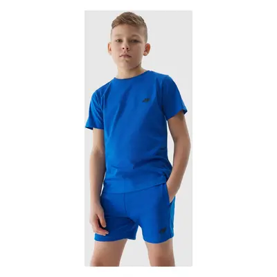 4F Boys' Tracksuit Shorts - Cobalt