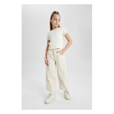 DEFACTO Girl Slouchy Fit Wide Leg Jean Pants