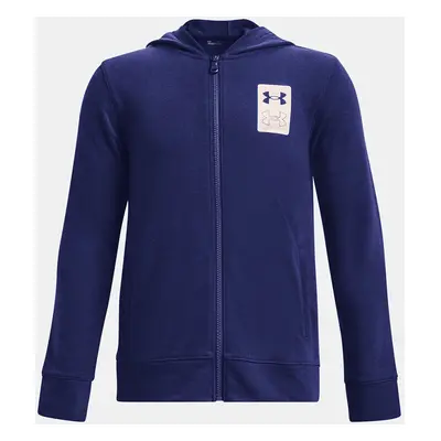 Under Armour Hoodie UA Rival Terry FZ Hoodie-BLU - Boys