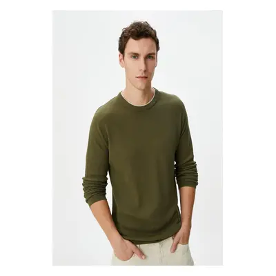 Koton Men's Khaki Sweater