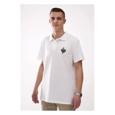 Folkstar Man's Polo Shirt Embroidery