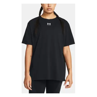 Under Armour Campus Oversize T-Shirt SS-BLK - Women