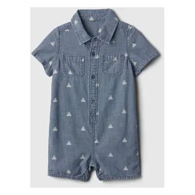 GAP Baby Denim Jumpsuit - Boys