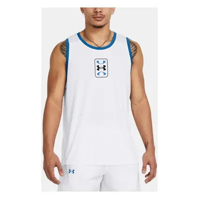 Under Armour Tank Top UA Baseline Performance Tank-WHT - Men