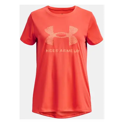 Under Armour T-Shirt Tech Solid Print Fill BL SSC-ORG - Girls