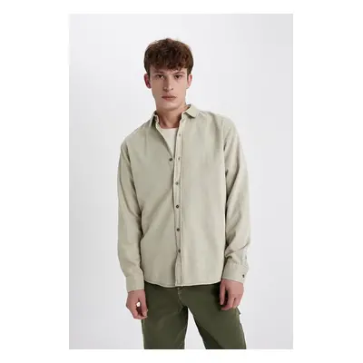 DEFACTO Regular Fit Long Sleeve Shirt