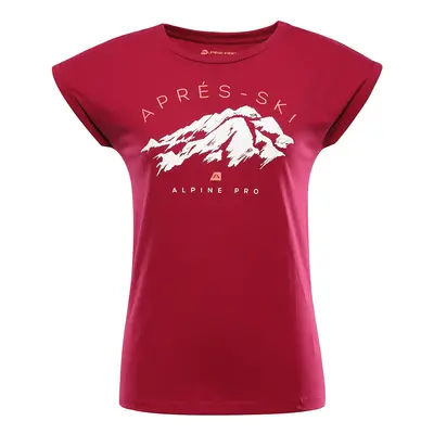 Women's functional T-shirt with cool-dry ALPINE PRO GREMA anemone variant pa