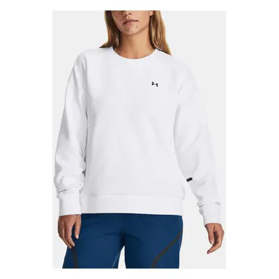 Under Armour Sweatshirt Unstoppable Flc Crew-WHT - Women