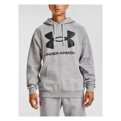 Under Armour Sweatshirt Rival Fleece Big Logo HD-GRY - Men