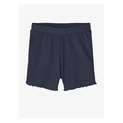 Dark Blue Girly Rib Shorts name it Tara - unisex